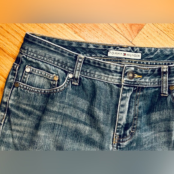 TOMMY HILFIGER - Women's Denim JEANS Sz 10 100%Cotton - Dark BLUE - Picture 2 of 12